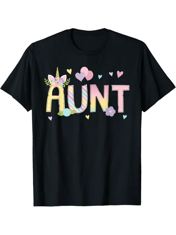 Aunt Uncle Unicorn Family T-Shirt