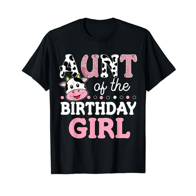 Aunt of The Birthday Boy Aunt 1st Birthday Crew Farm TShirt
