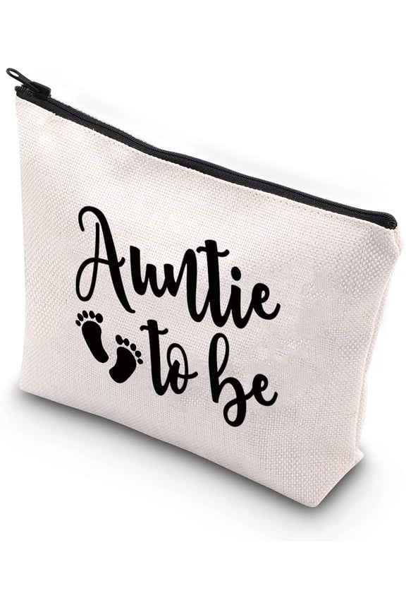Aunt to Be Gift New Aunt Gift Aunt Makeup Bag Best Aunt Ever Gift