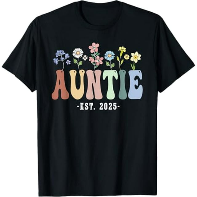 Floral Auntie Custom Tee