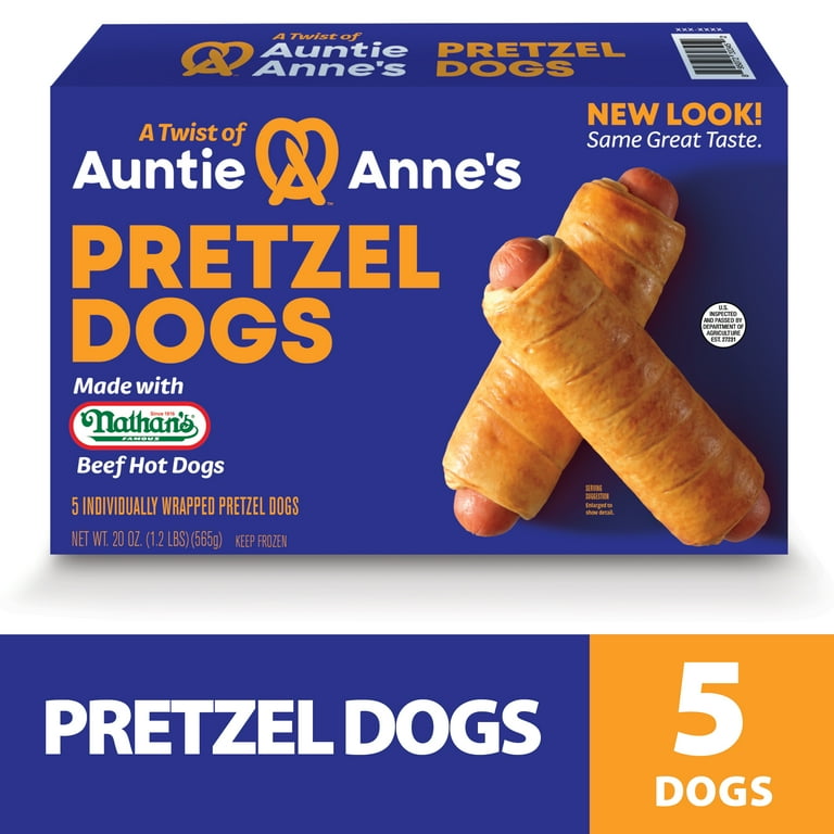 Auntie Anne's Pretzel Dog 20oz/5 Count (Frozen) - Walmart.com Auntie Anne's Pretzel Dog 20oz/5 Count (Frozen) - Walmart.com