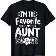 thumbnail image 1 of Auntie Aunt I'm The Favorite Aunt T-Shirt, 1 of 4