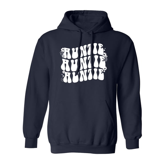 Auntie Auntie Auntie Adult Hooded Sweatshirt