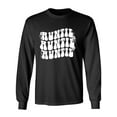 thumbnail image 1 of Auntie Auntie Auntie Adult Long Sleeve T-shirt, 1 of 3