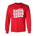 thumbnail image 1 of Auntie Auntie Auntie Adult Long Sleeve T-shirt, 1 of 3