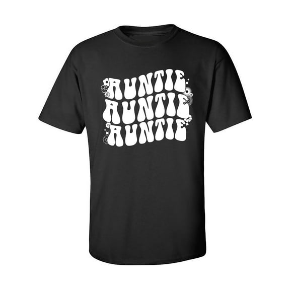 Auntie Auntie Auntie Adult Short Sleeve T-shirt
