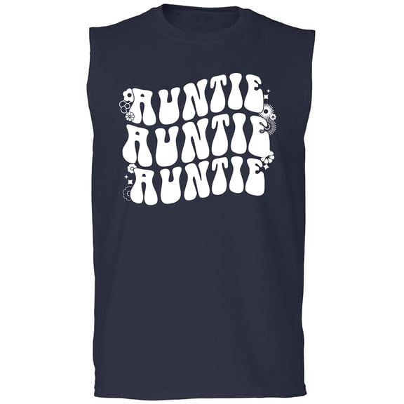Auntie Auntie Auntie Adult Sleeveless Tee