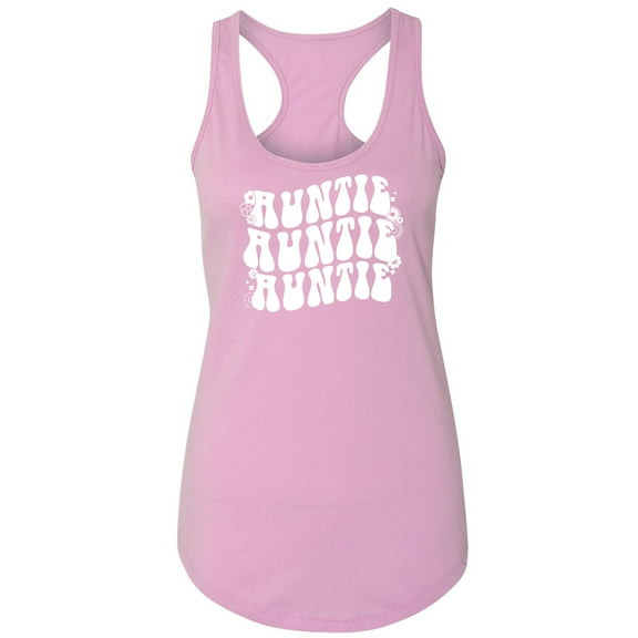 Auntie Auntie Auntie Racerback Tank