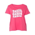 thumbnail image 1 of Auntie Auntie Auntie Womens Plus Size Scoopneck Tee, 1 of 1