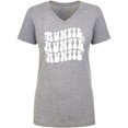 thumbnail image 1 of Auntie Auntie Auntie Womens V-Neck T-Shirt, 1 of 3
