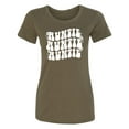 thumbnail image 1 of Auntie Auntie Auntie Womens crewneck tee, 1 of 2