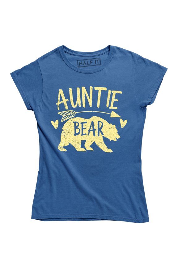 Auntie Bear Best Sister Aunt Niece Nephew Baby Gift Top Women T-Shirt