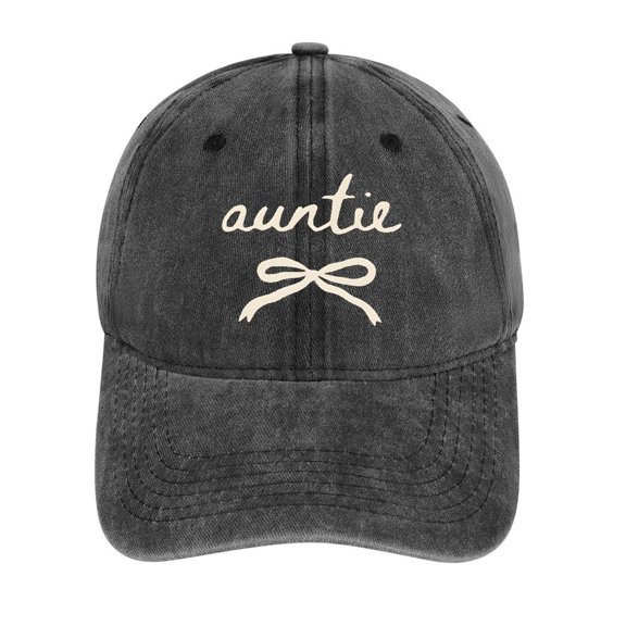 Auntie Charcoal Baseball Cap for Men Women, Adjustable Snapback Hats Cotton Hat