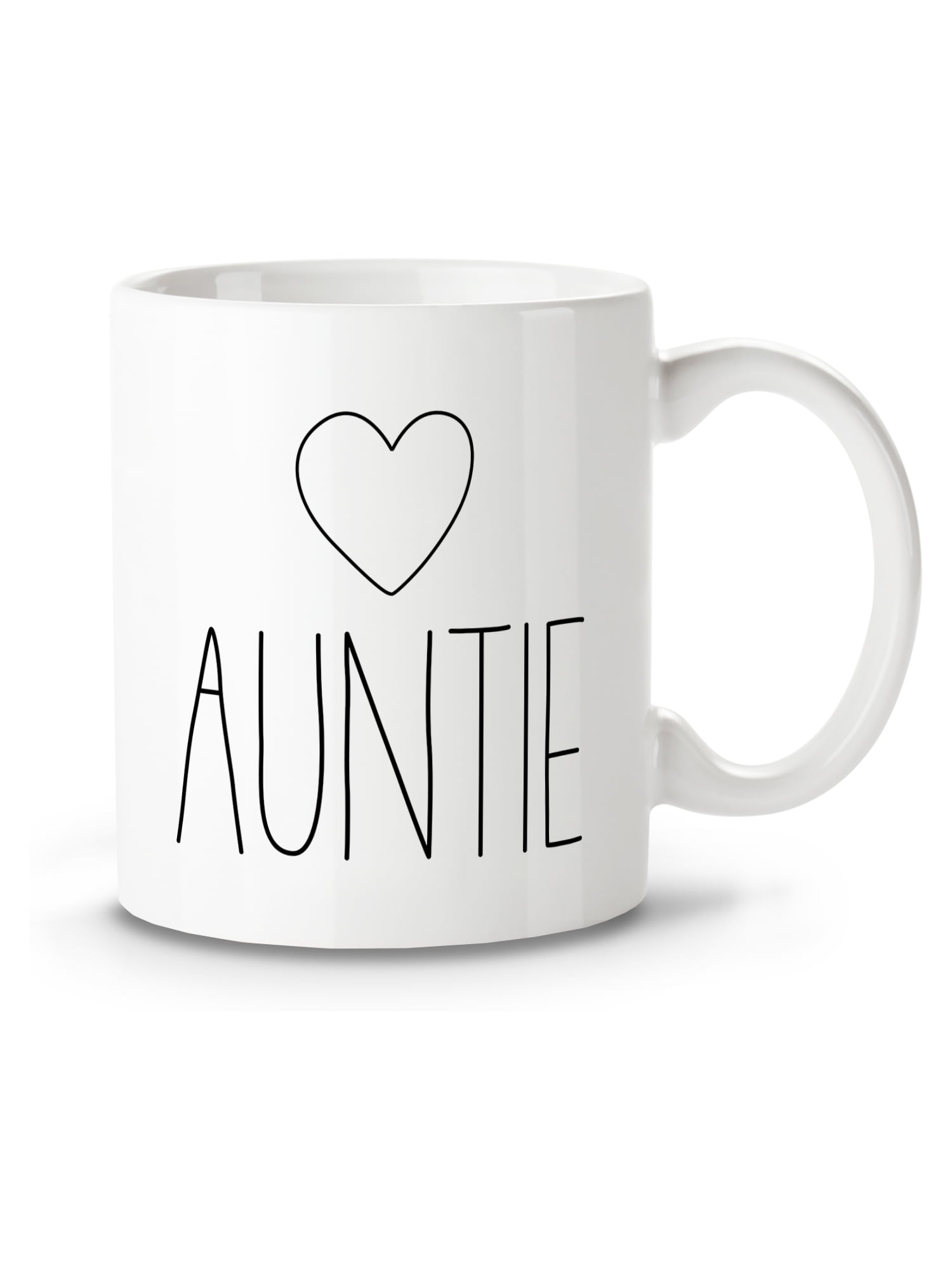 Auntie Christmas Gifts - Happy Holiday Season Xmas Coffee Mug - Best Tea Cup Gift For Aunt Birthday 11oz