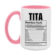 thumbnail image 1 of Auntie Coffee Mug, Tita Nutrition Facts, Funny Gift From Niece To Aunt, 1 of 1
