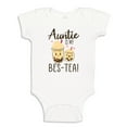 thumbnail image 1 of Auntie Is My Bes-Tea Baby Bodysuit One Piece 12 mo White, 1 of 3