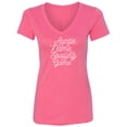 thumbnail image 1 of Auntie Is My Name and Spoiling Womens V-Neck T-Shirt, 1 of 2