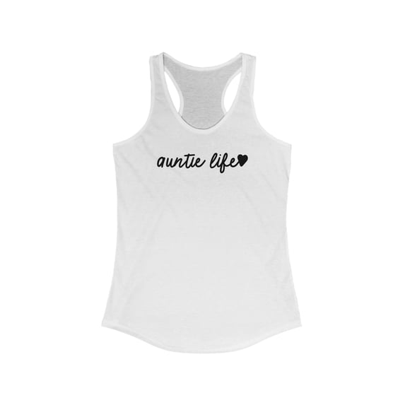 Auntie Life Sister Best Friend Tank Top Gifts Shirt Womens Sleeveless
