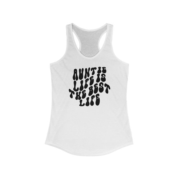 Auntie Life Tank Top Gifts Shirt Womens Sleeveless