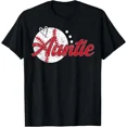 thumbnail image 1 of Auntie Of A Baseball Player Aunt Baseball Aunt T-Shirt Unisex S-5XL Hot Trending Shirt, Vintage Birthday Gift, 1 of 3