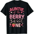 thumbnail image 1 of Auntie Of The Berry Sweet One Strawberry First Birthday T-Shirt, 1 of 4
