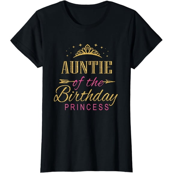 Auntie Of The Birthday Princess Girls Party T-Shirt