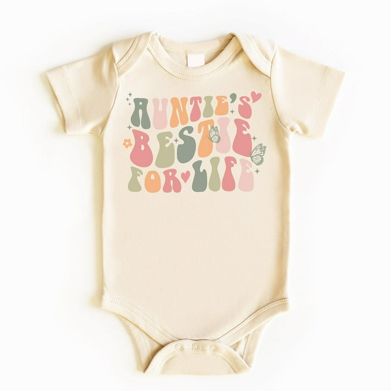 Auntie'S Bestie Baby Bodysuit, Baby Bodysuit, Aunt Pregnancy - Main Image