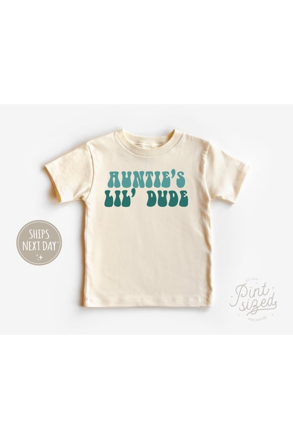 Auntie'S Lil Dude Toddler Shirt, I Love My Aunt Shirt Tee TODDLER SHORT SLEEVE TEE BELLA CANVAS 3001T