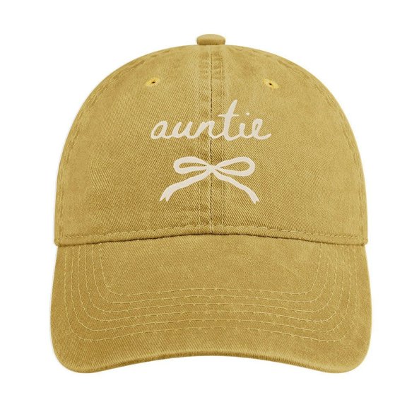 Auntie Sand Colour Baseball Cap for Men Women, Adjustable Snapback Hats Cotton Hat