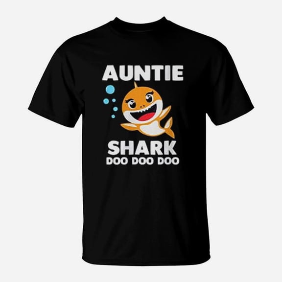 Auntie Shark Doo Doo Uncle Mommy Daddy TShirt