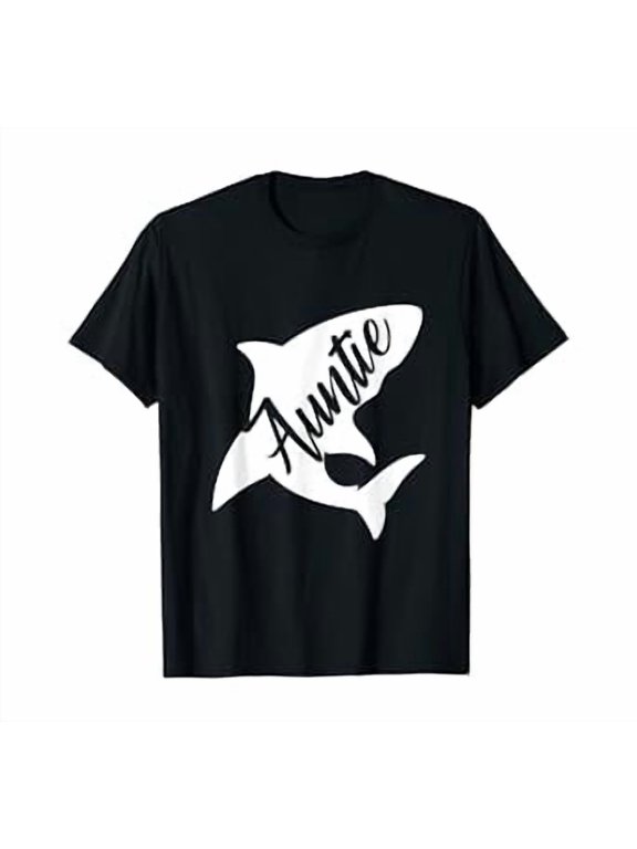 Auntie Shark t-shirt Matching Family Shirts Shark, Unisex T-Shirt
