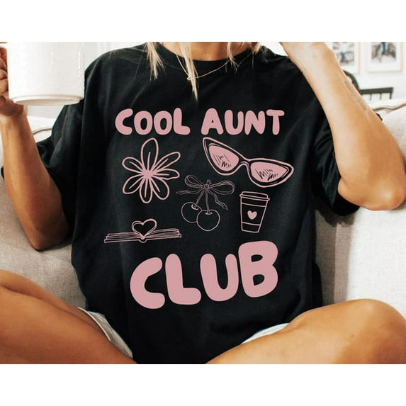 Auntie Shirt Aunt Shirt Cool Aunt Club Tee New Aunt Pregnancy