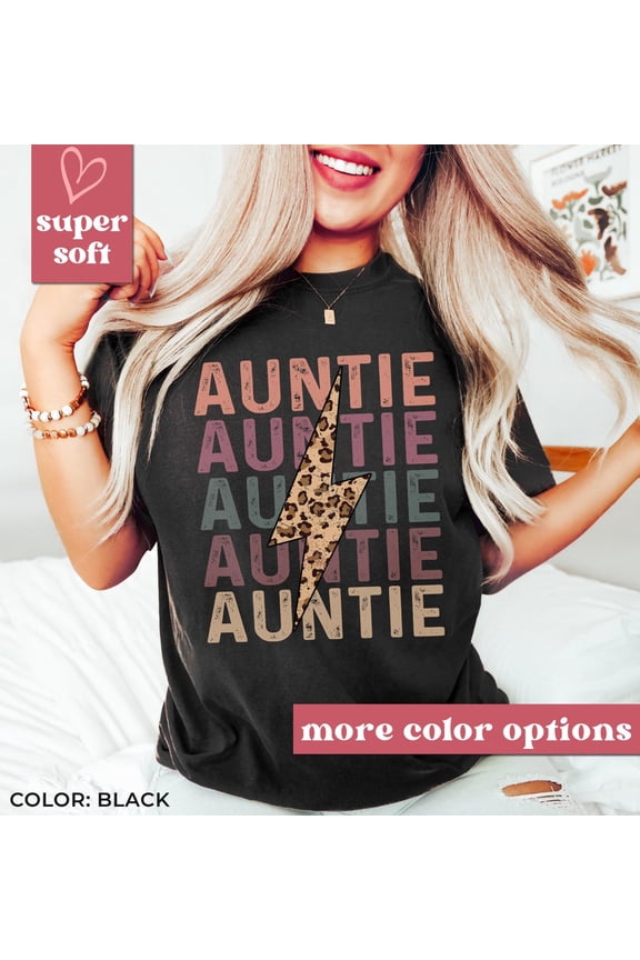 Auntie T-Auntie For Aunt, New Aunt Aunt T-E104, For Aunt, Auntie Heart Tcool Aunt T-Shirt F35, F2215