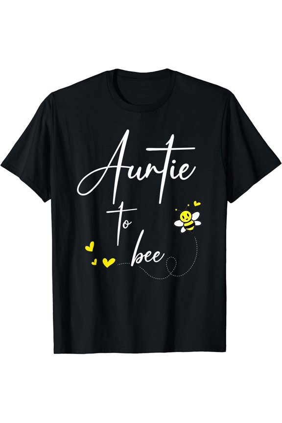 Auntie To Bee Funny Matching Family T-Shirt