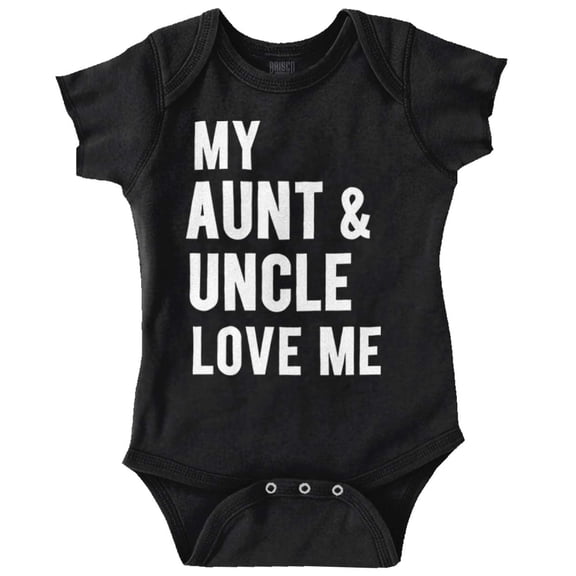 Auntie Uncle Present Loved Niece Cute Romper Boys or Girls Infant Baby Brisco Brands 12M