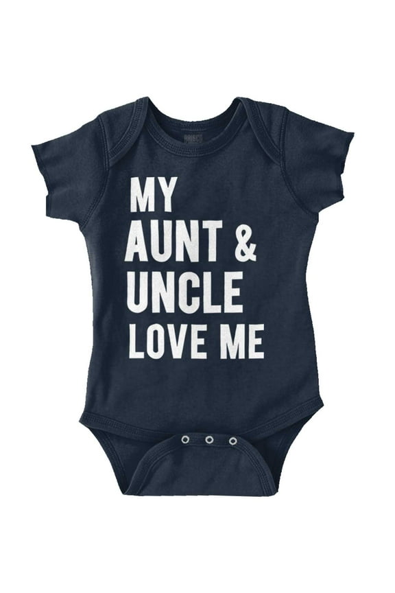 Auntie Uncle Present Loved Niece Cute Romper Boys or Girls Infant Baby Brisco Brands 12M