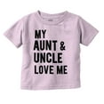 thumbnail image 1 of Auntie Uncle Present Loved Niece Cute Toddler Boy Girl T Shirt Infant Toddler Brisco Brands 18M, 1 of 6