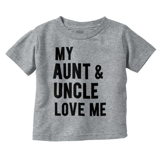Auntie Uncle Present Loved Niece Cute Toddler Boy Girl T Shirt Infant Toddler Brisco Brands 3T