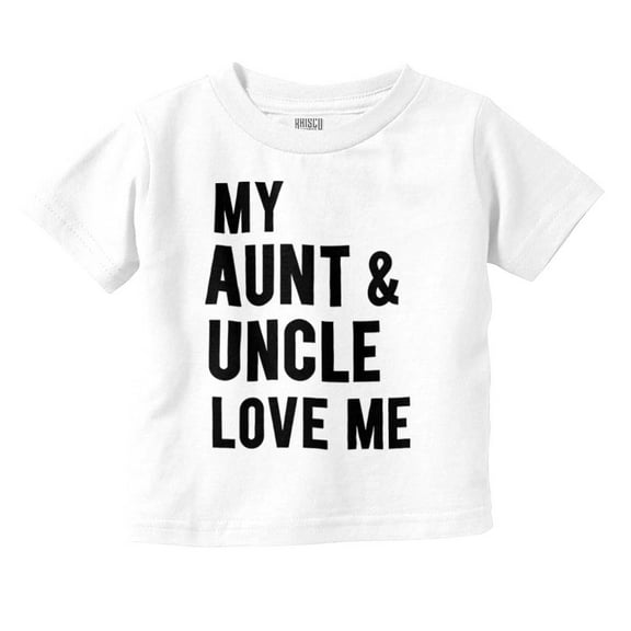 Auntie Uncle Present Loved Niece Cute Toddler Boy Girl T Shirt Infant Toddler Brisco Brands 3T