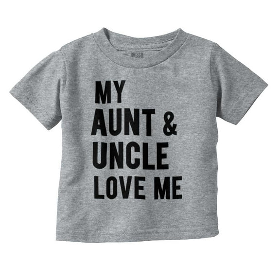 Auntie Uncle Present Loved Niece Cute Toddler Boy Girl T Shirt Infant Toddler Brisco Brands 5T