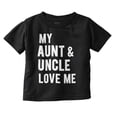 thumbnail image 1 of Auntie Uncle Present Loved Niece Cute Toddler Boy Girl T Shirt Infant Toddler Brisco Brands 5T, 1 of 6