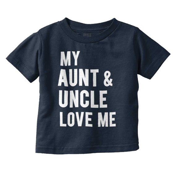 Auntie Uncle Present Loved Niece Cute Toddler Boy Girl T Shirt Infant Toddler Brisco Brands 5T