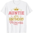 thumbnail image 1 of Auntie of the birthday princess matching family party T-Shirt Shirts, 1 of 3