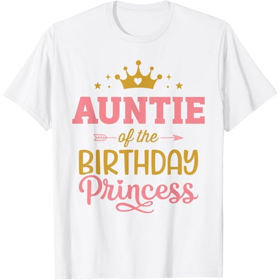 Auntie of the birthday princess matching family party T-Shirt Shirts