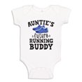 thumbnail image 1 of Auntie's Future Running Buddy Baby Bodysuit One Piece 6 mo White, 1 of 3