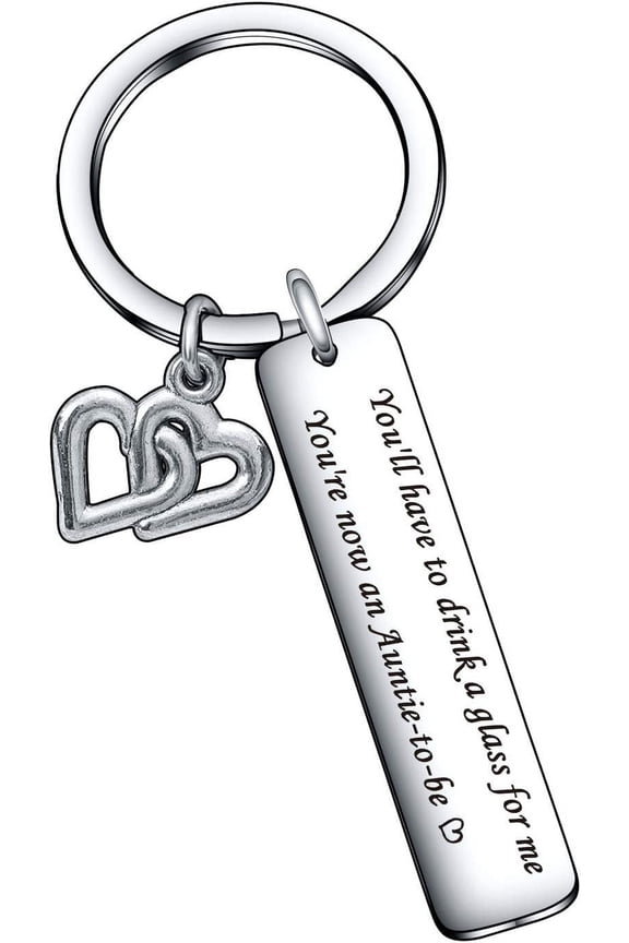 Auntie-to-be Gift for Promoted To Aunt Keychain Best Auntie Gifts Mothers Day, Christmas Day Gift