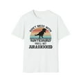 thumbnail image 1 of Auntiesaurus, Gildan Unisex Softstyle T-Shirt, Dinosaur Graphic Tee, S-3XL, 1 of 3