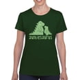 thumbnail image 1 of Auntiesaurus T-Shirt Women -Smartprints Designs, Female Large, 1 of 4