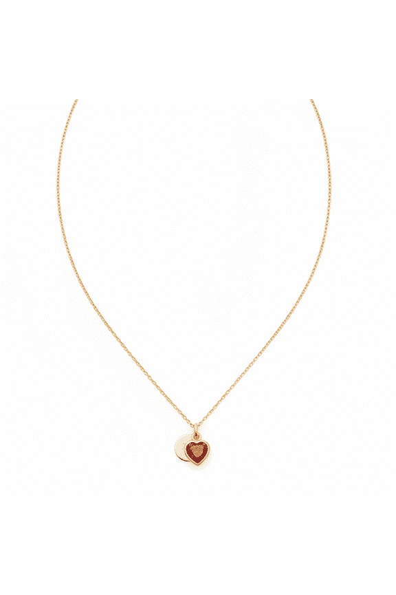 Pink Tourmaline Heart Solitaire Pendant in Yellow Gold-Plated Silver, Perfect Valentines Gift for Her