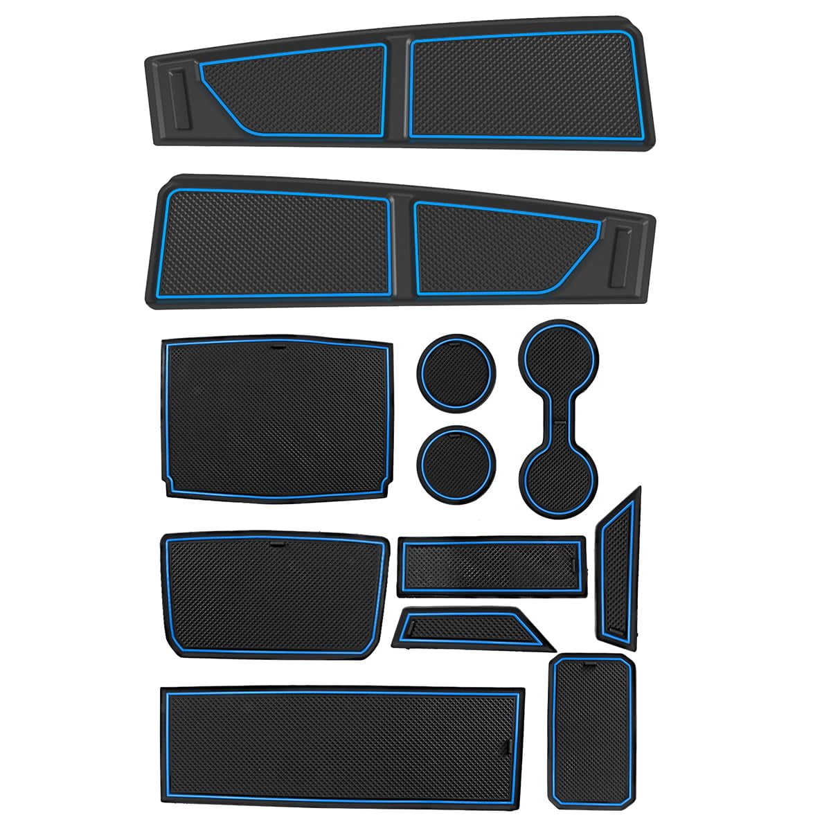 Auovo Cup Holder Inserts DHF10 Liners Compatible With Honda CRV Accessories 2023 2024 2025 Cr V Door Slot Pad Car Interior Non Slip Dust Mat Center C
